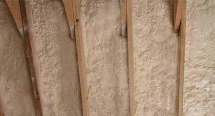 closed-cell spray foam for Denton applications